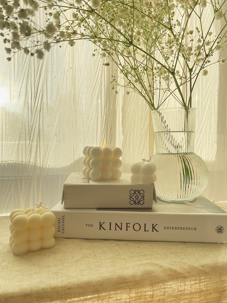 Large Bubble Candle - Image 5
