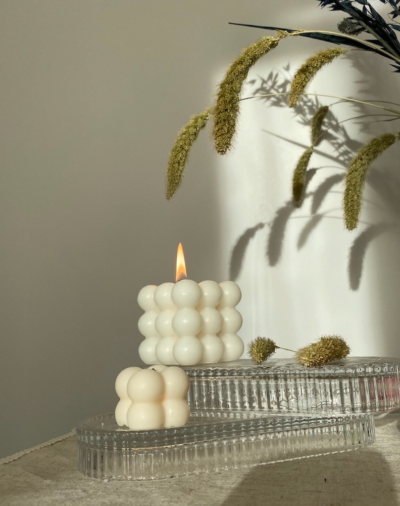 Large Bubble Candle - Image 6