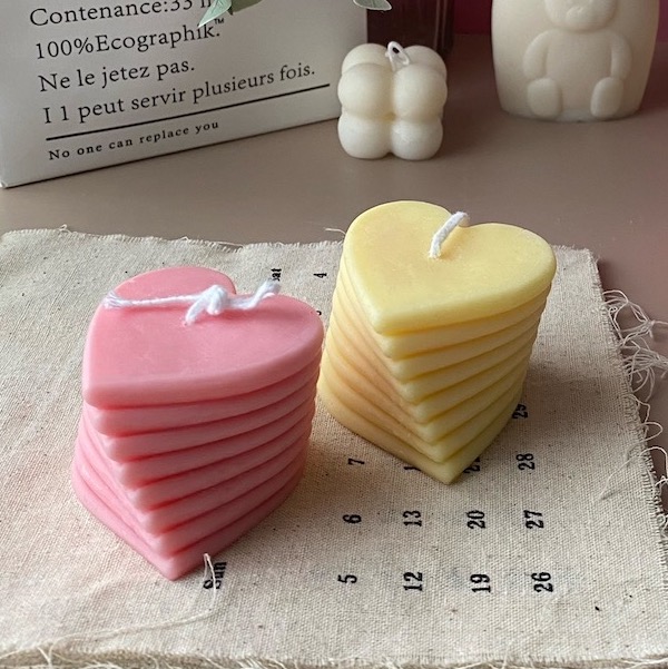 Heart Shaped Candles