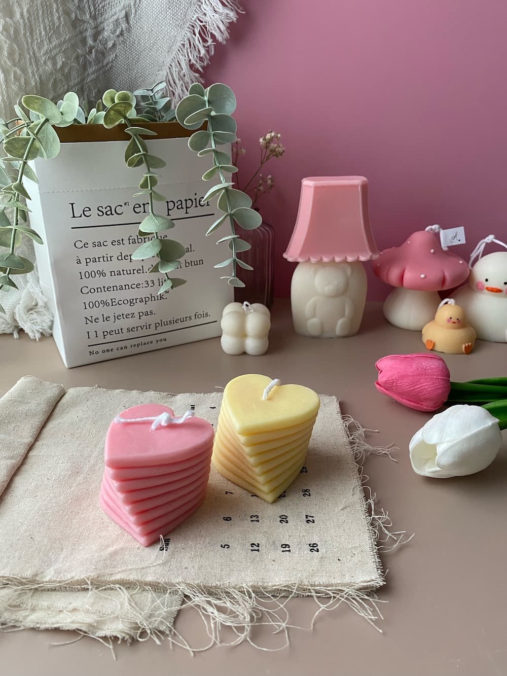 Heart Shaped Candles - Image 2