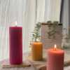 Tall-ribbed-pillar-candle