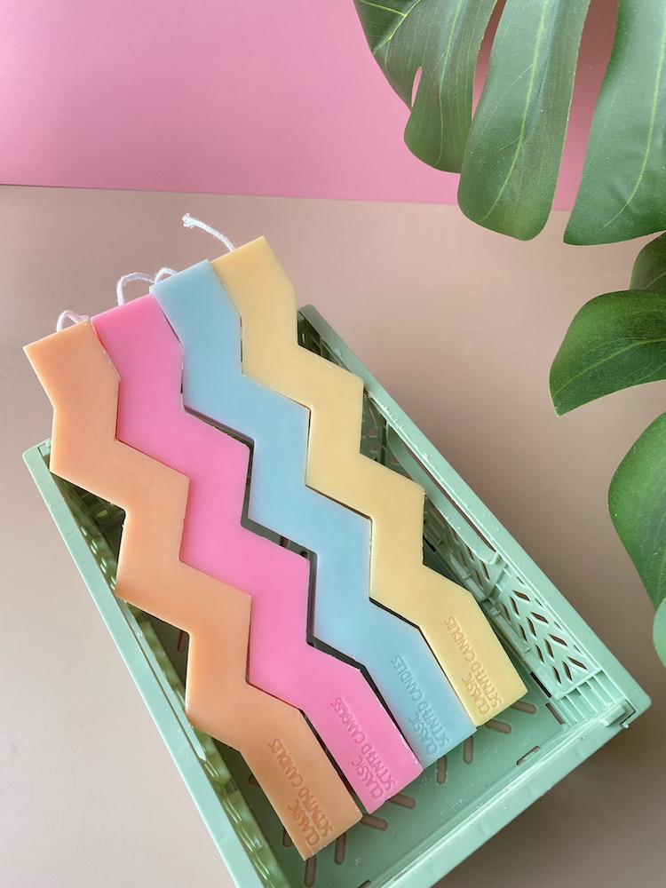 Zigzag Wave Candle - Image 3