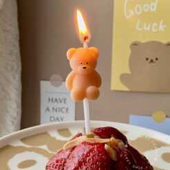 Bear Birthday Candles