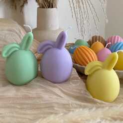 Bunny Egg Candle