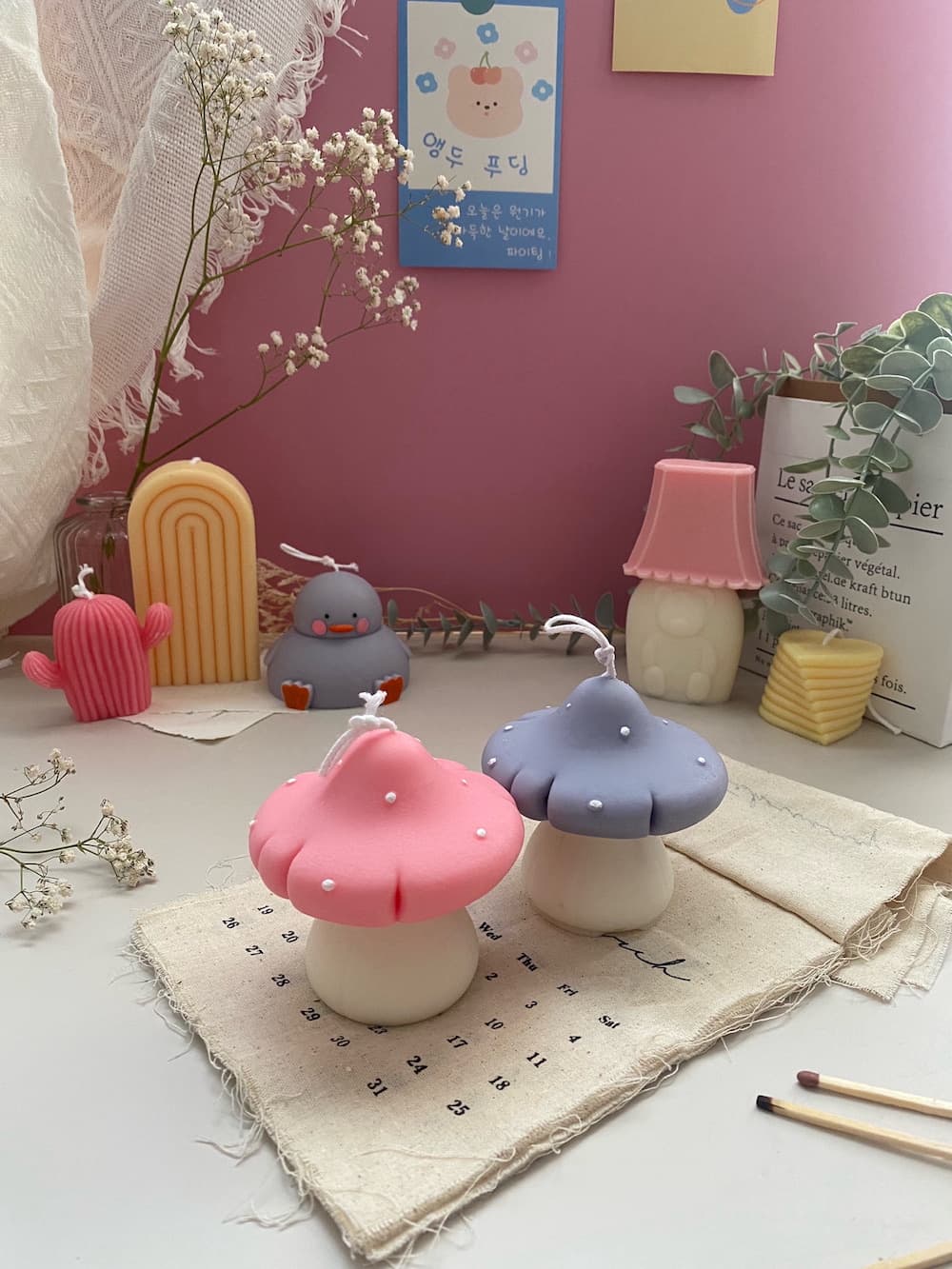 Chubby Mushroom Candle - Image 5