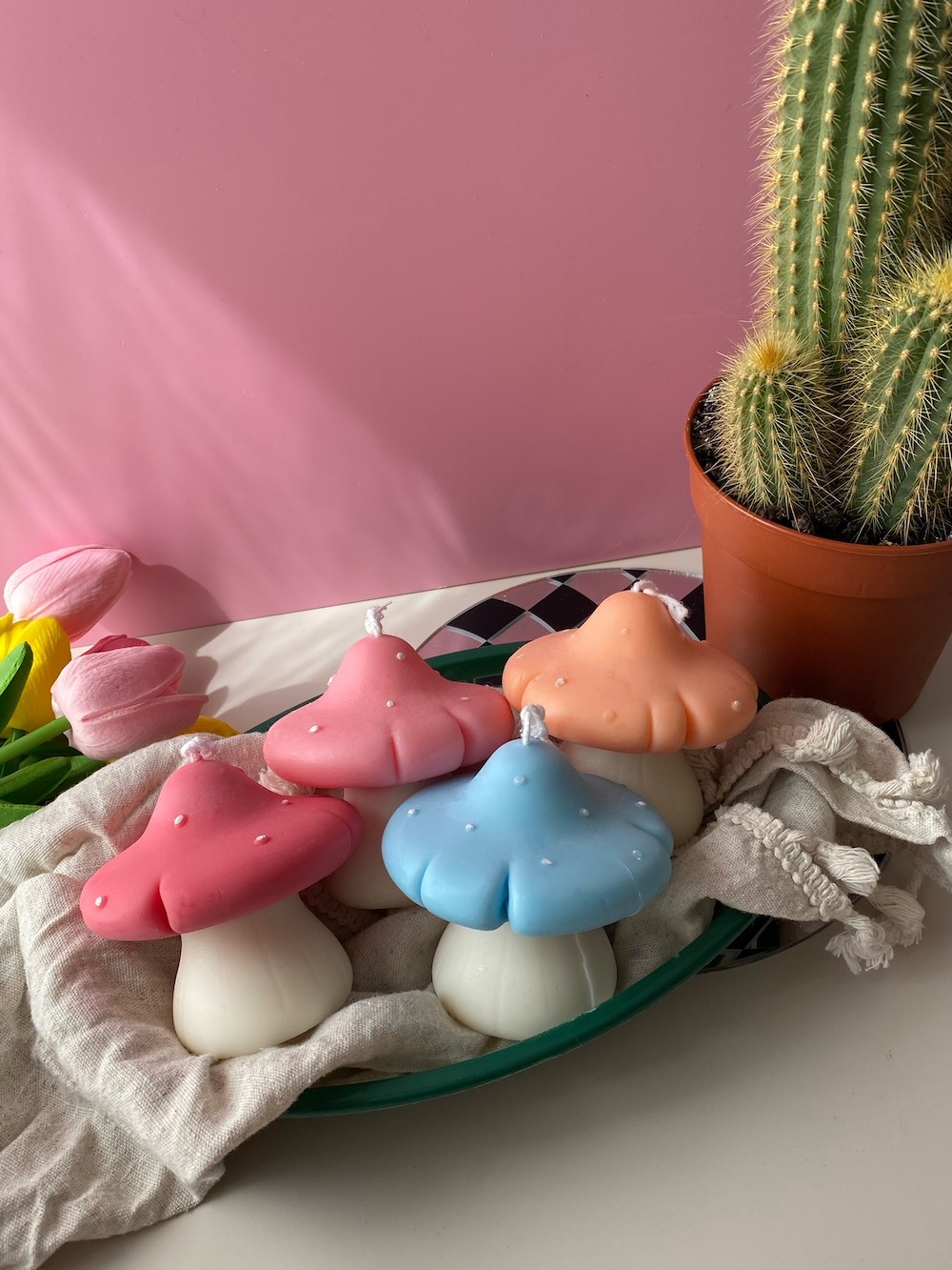 Chubby Mushroom Candle - Image 2