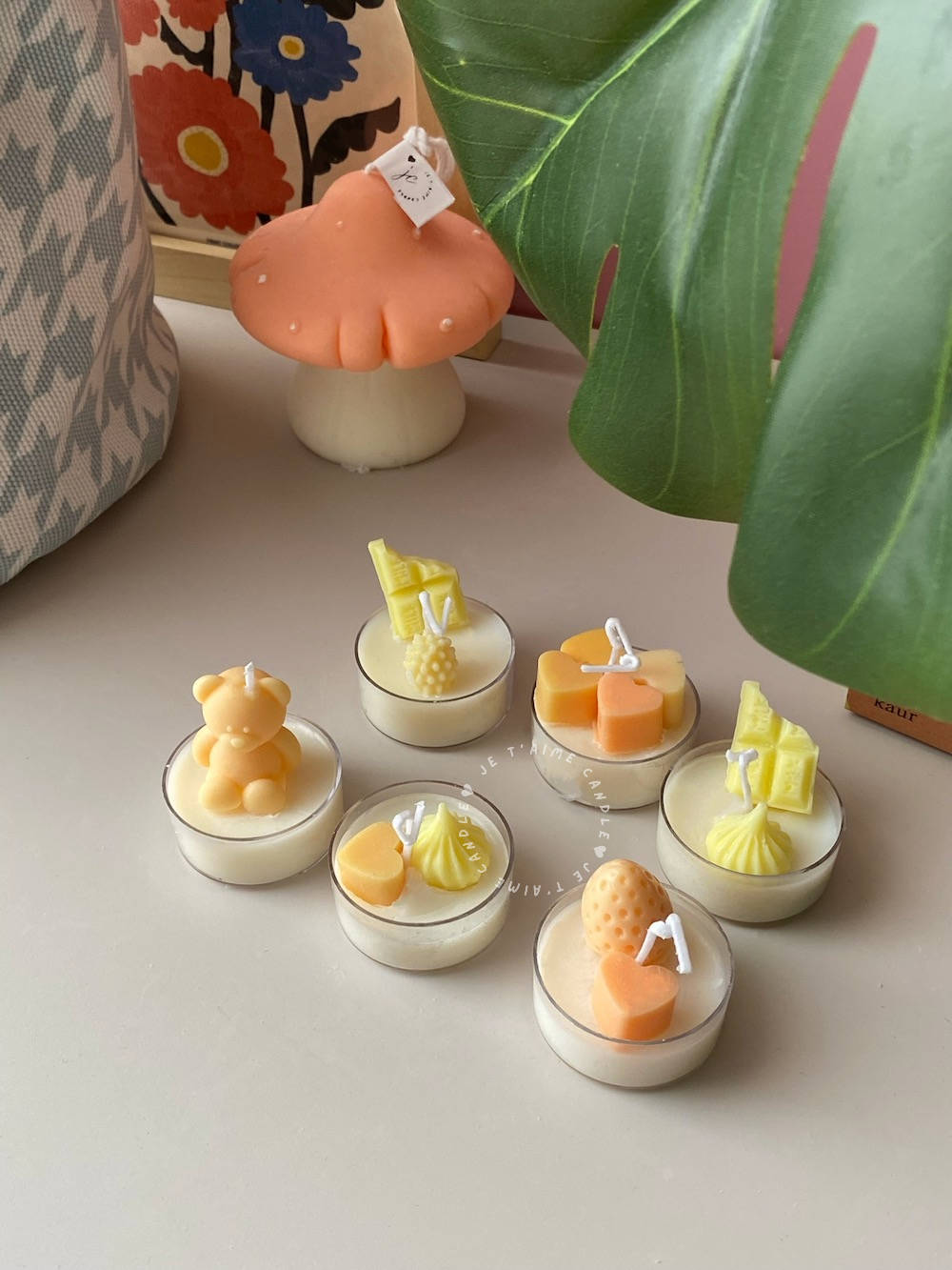Baby Bear Tea Light Candles (x6) - Image 5