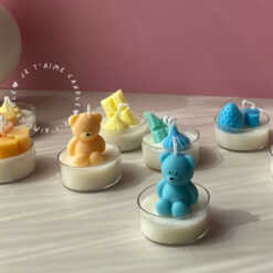 Baby Bear Tea Light Candles (x6)