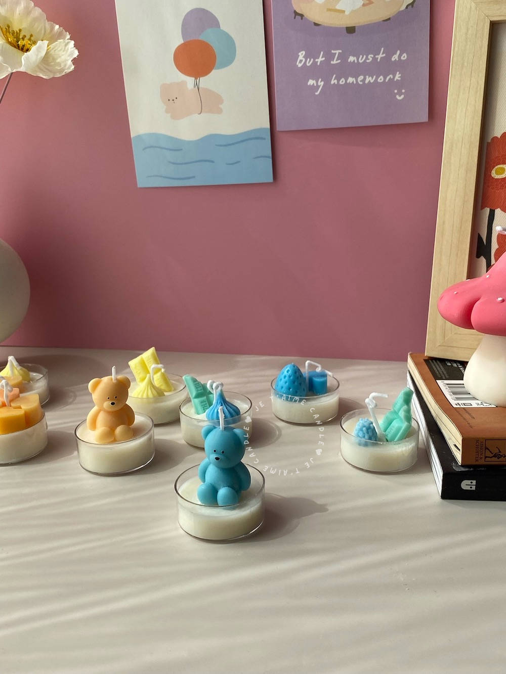 Baby Bear Tea Light Candles (x6) - Image 3