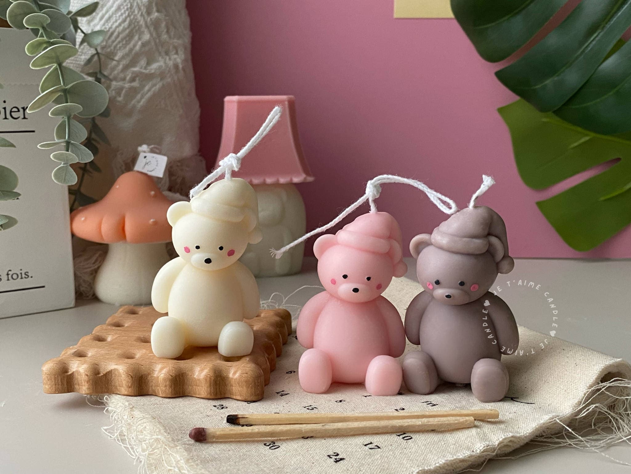 Bear Nightcap Candle - Image 3