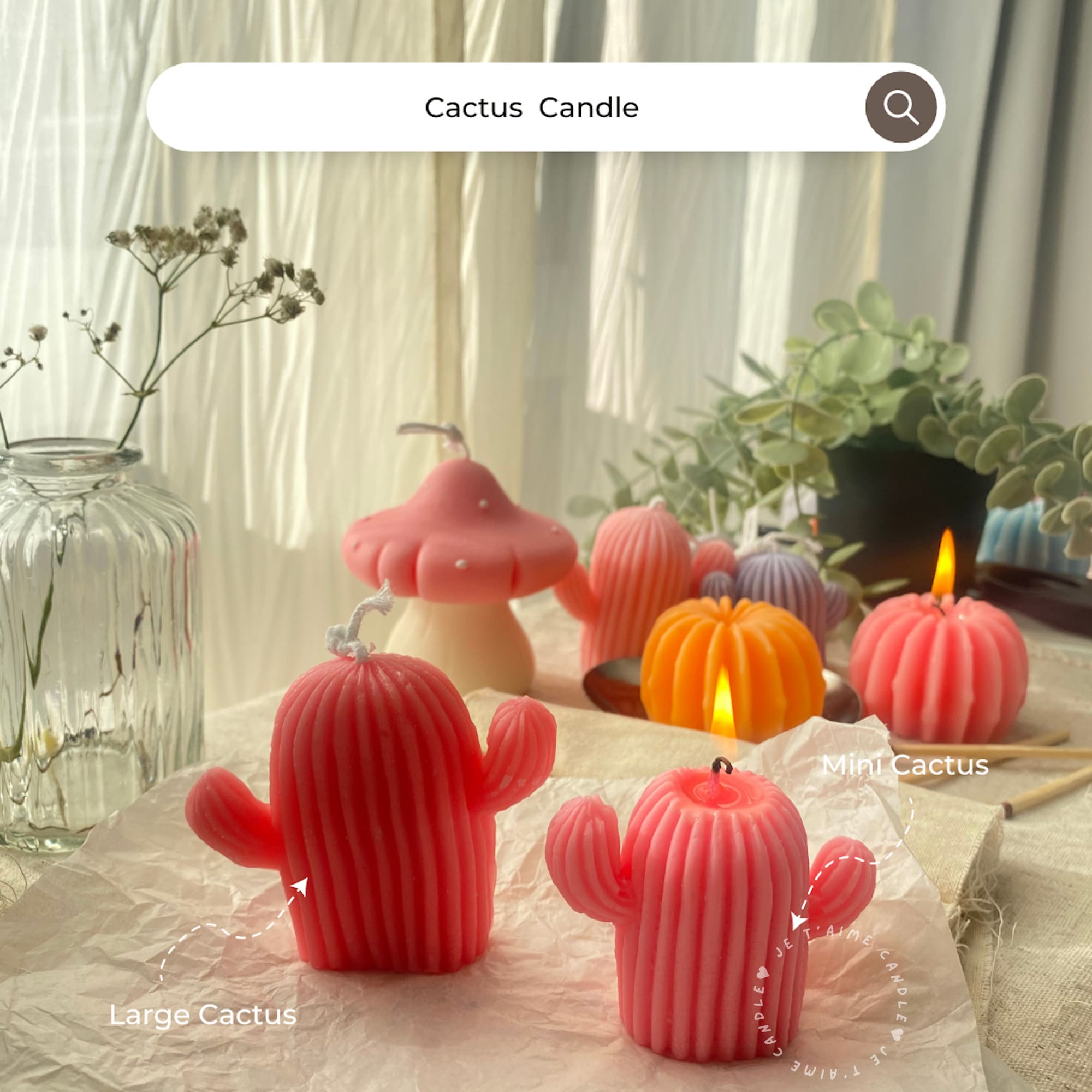 Mini Cactus Candle - Image 8