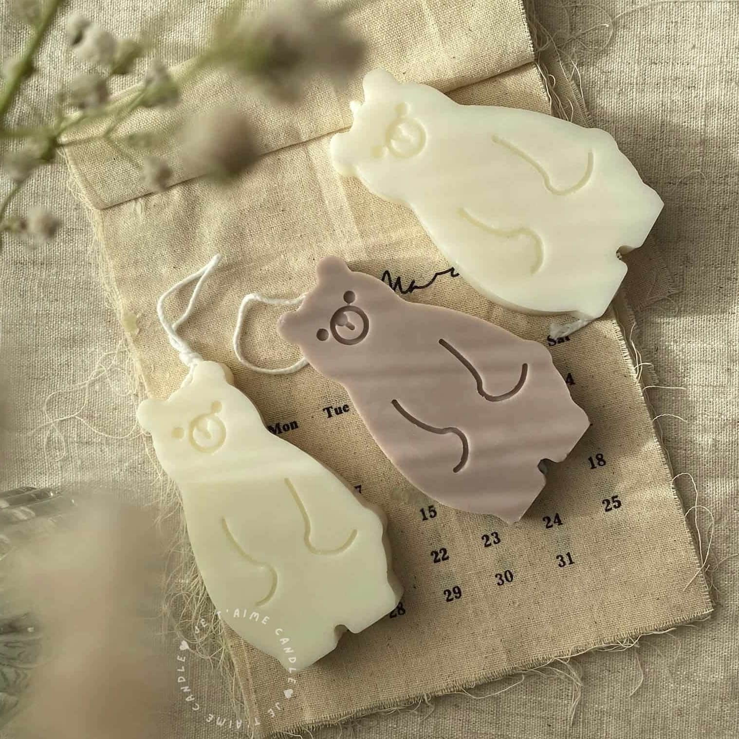 Teddy Bear Candle