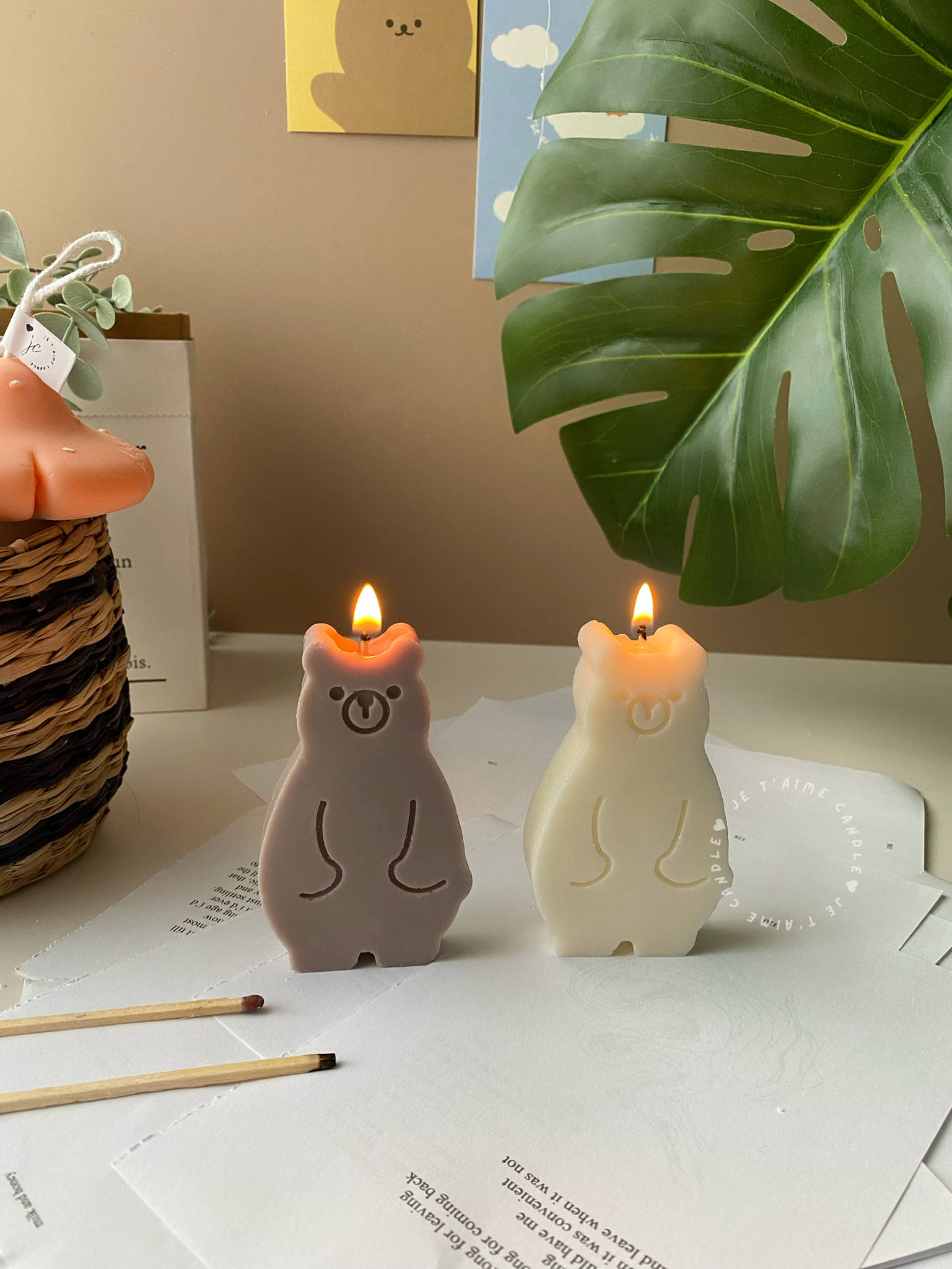 Teddy Bear Candle - Image 2