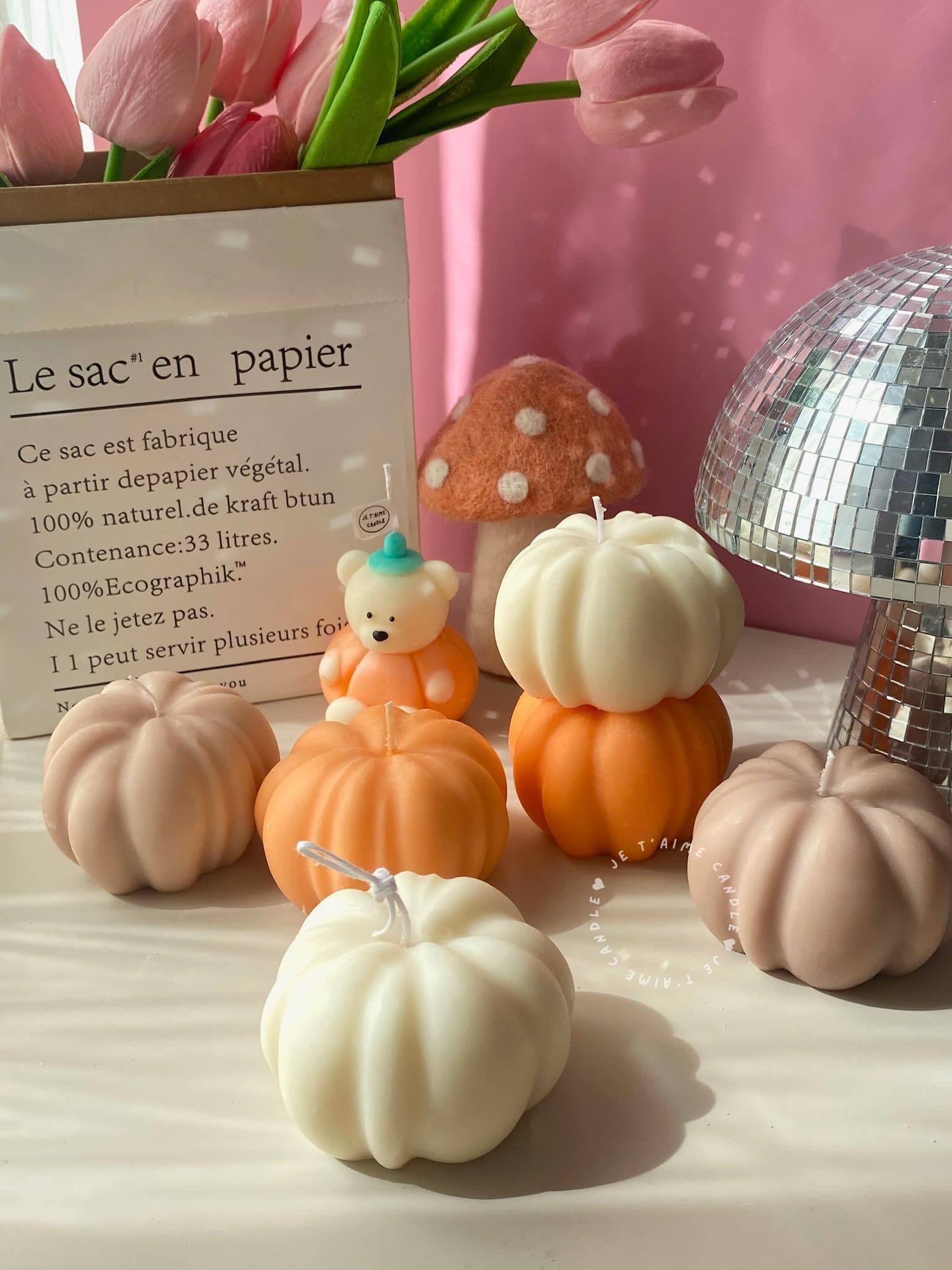 Pumpkin candle - Image 4