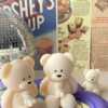Handmade teddy bear candles in cream colors, crafted by Je T’aime Candle. Cute decorative bear-shaped candles, perfect for gifts, baby showers, weddings, or cozy home décor.