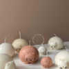 Big chubby cat candle, handmade soy wax animal candle for cat lovers.