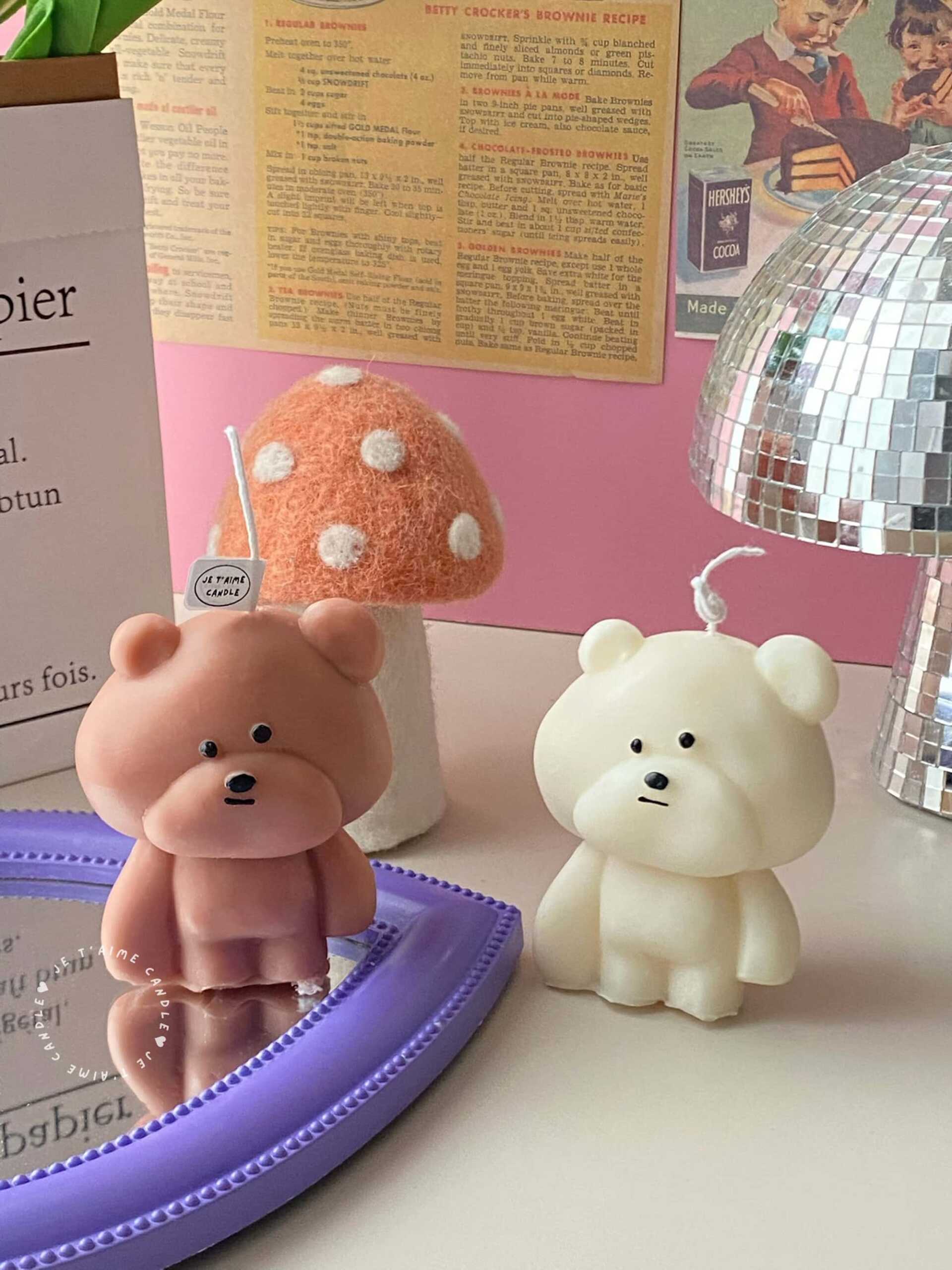 Ugly teddy bear candle - Image 2