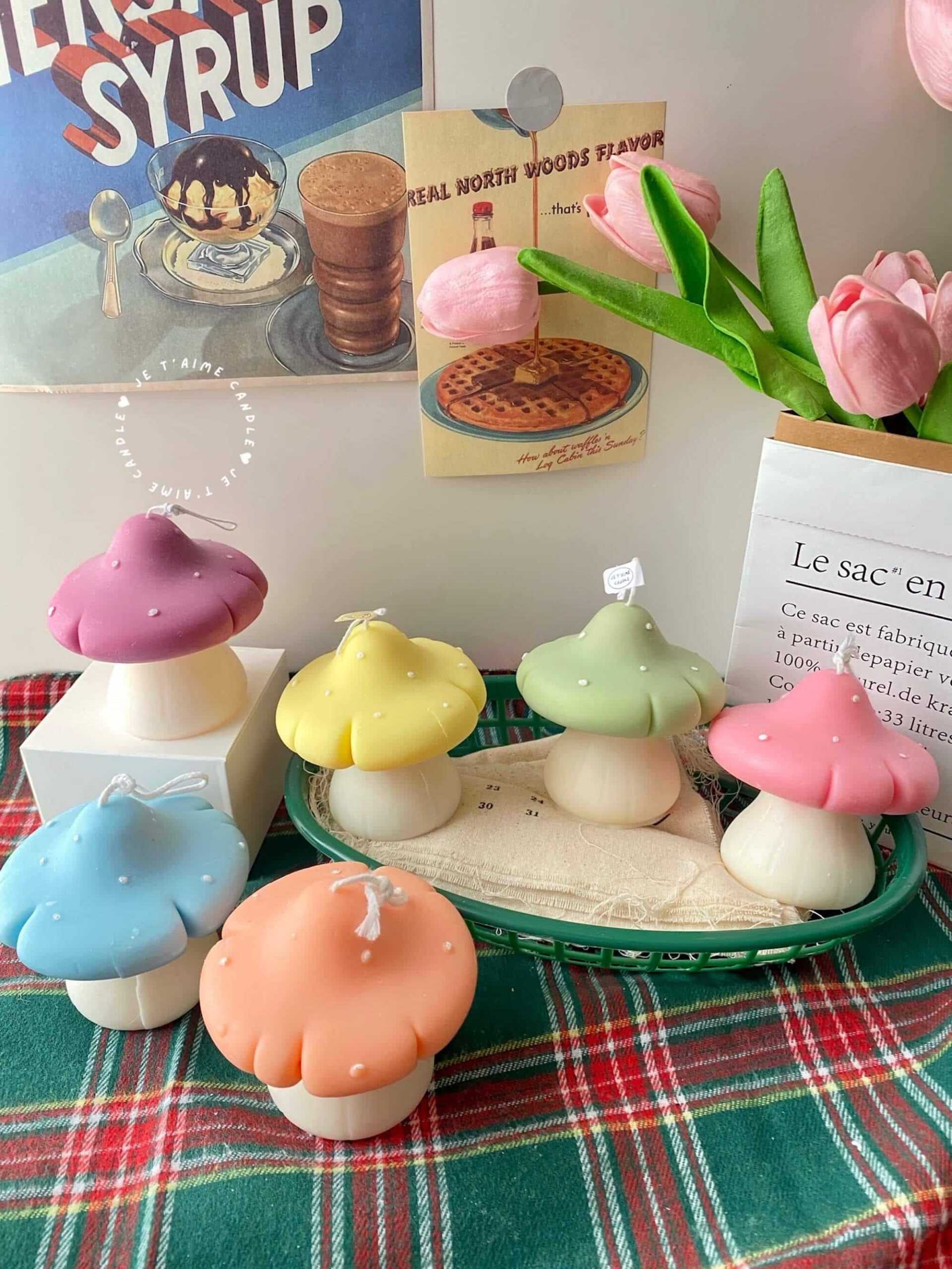 Chubby Mushroom Candle - Image 3