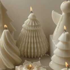 Origami Christmas Tree Candle - Large