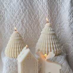 Origami Christmas Tree Candle - Medium