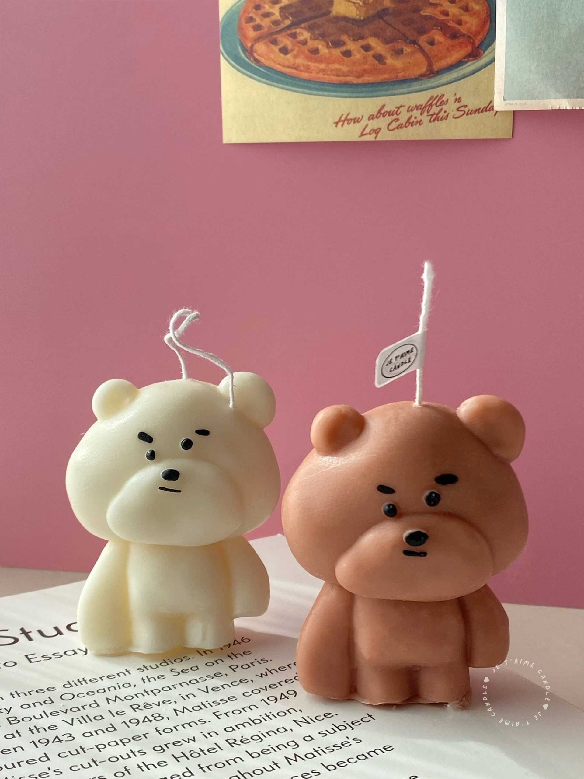 Ugly teddy bear candle - Image 3
