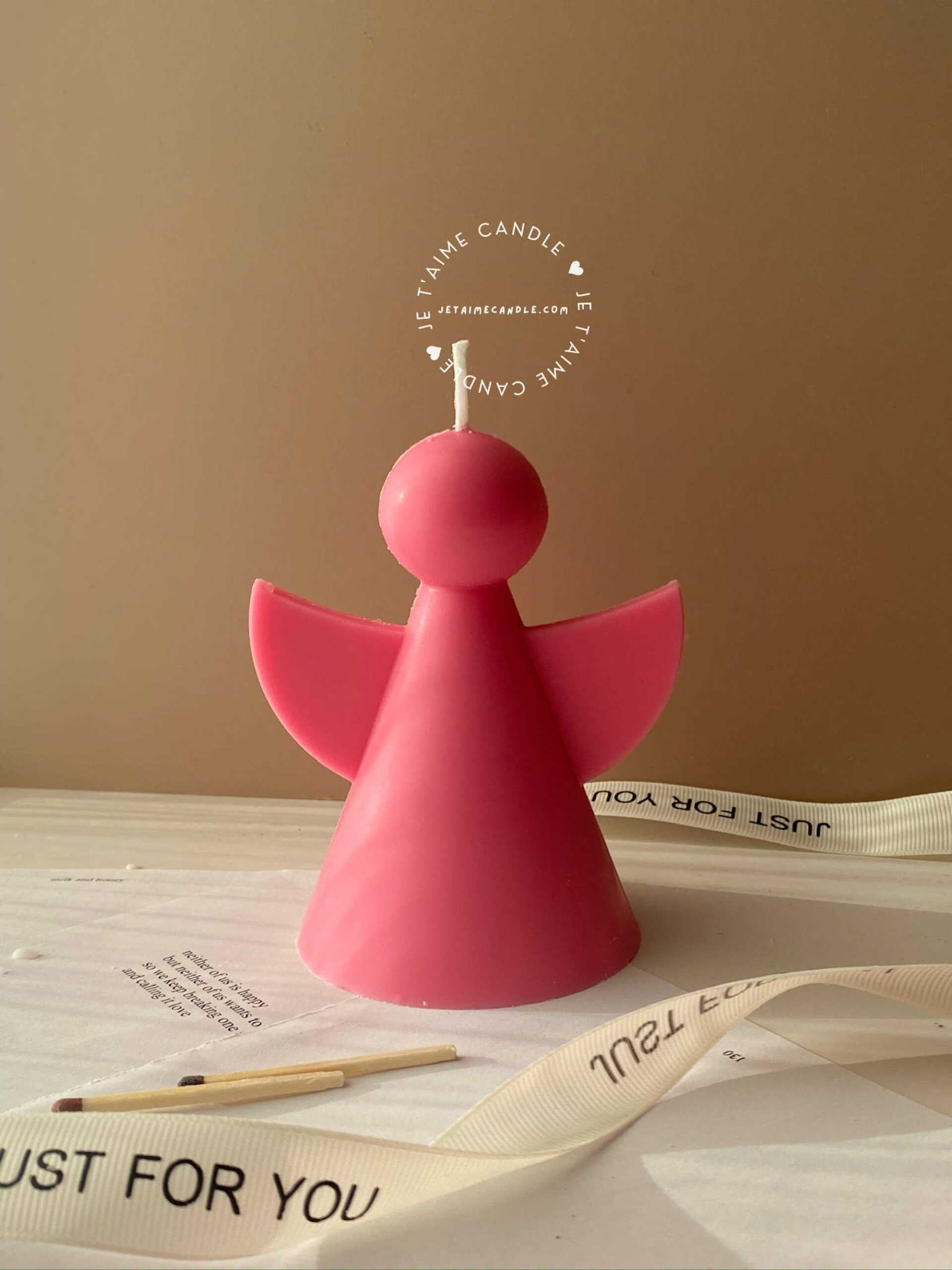 Peony and Angel Candle Gift Set - Image 2