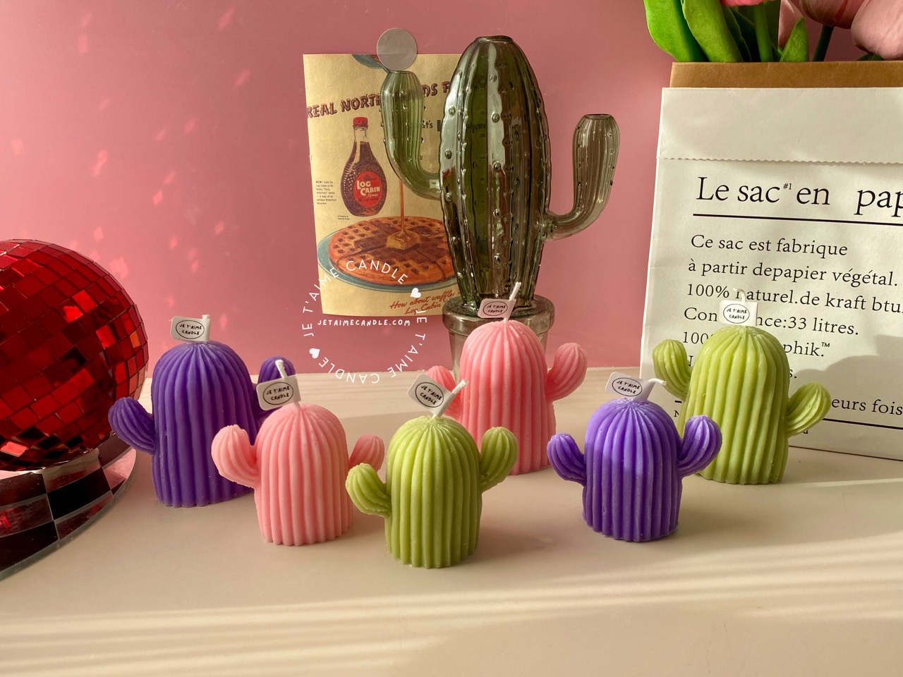 Mini Cactus Candle - Image 2