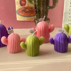Large Cactus Candle
