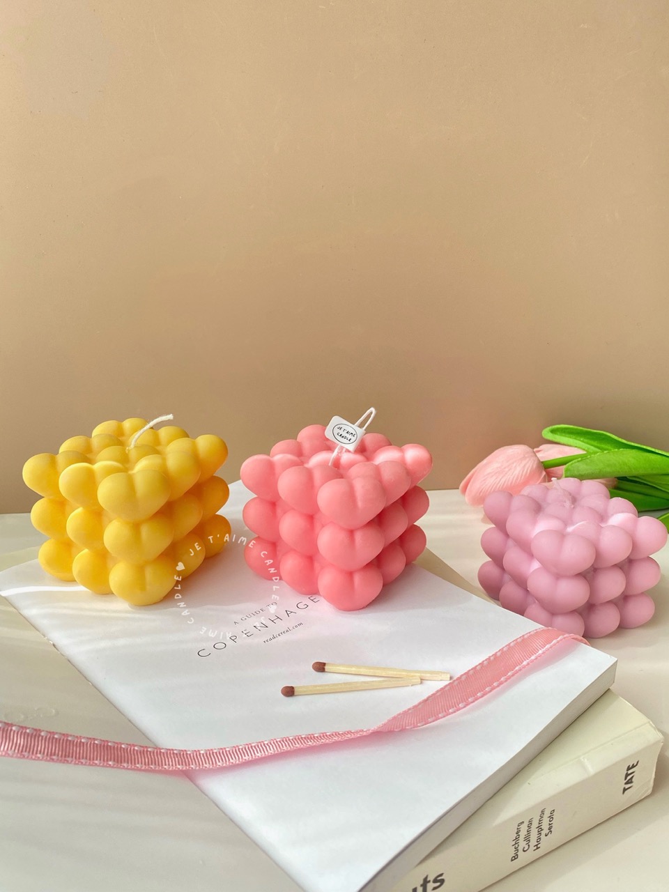 Heart Bubble Candle - Image 5