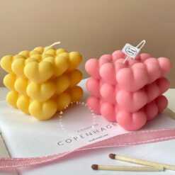 Heart Bubble Candle