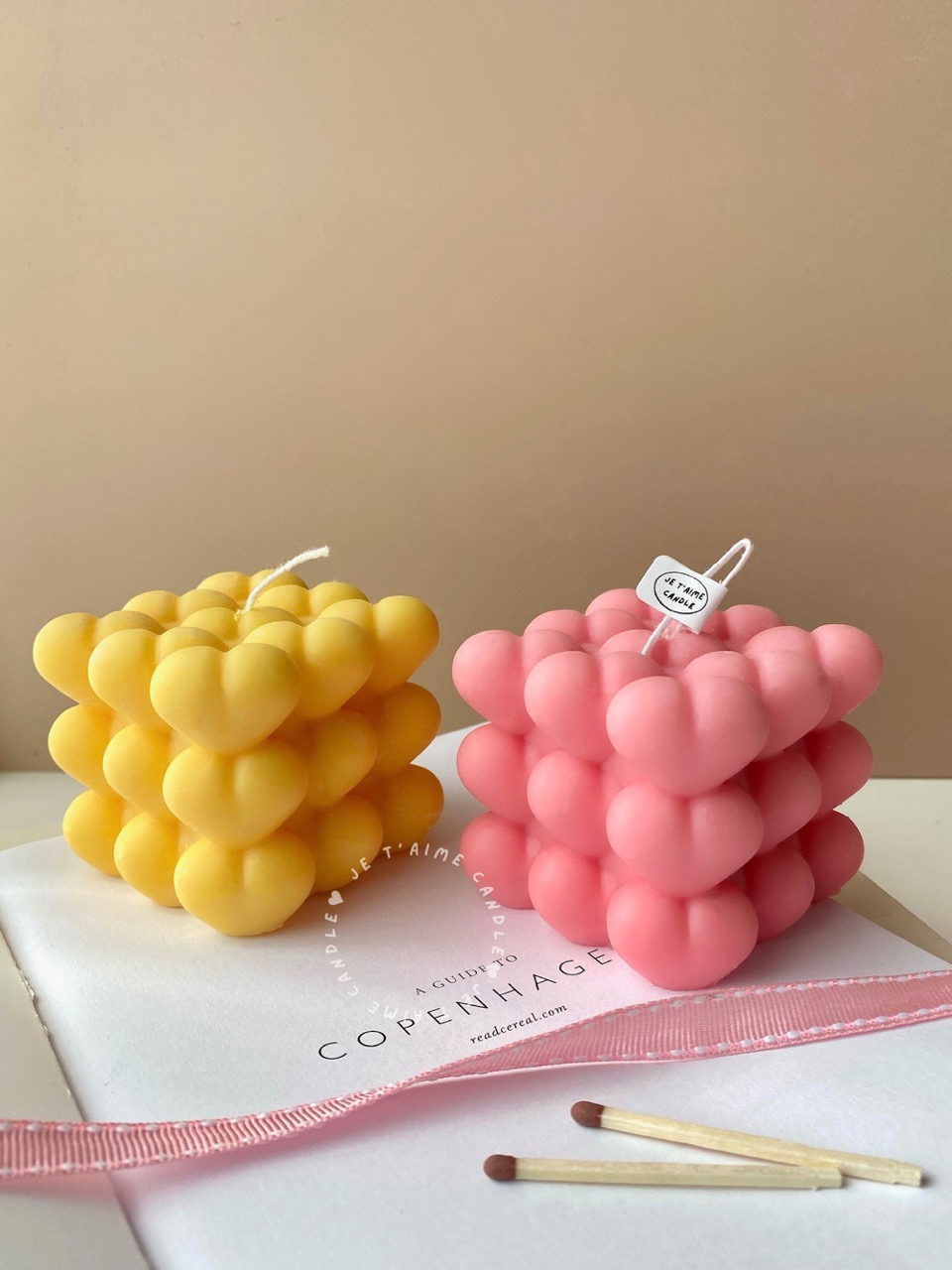 Heart Bubble Candle - Image 3