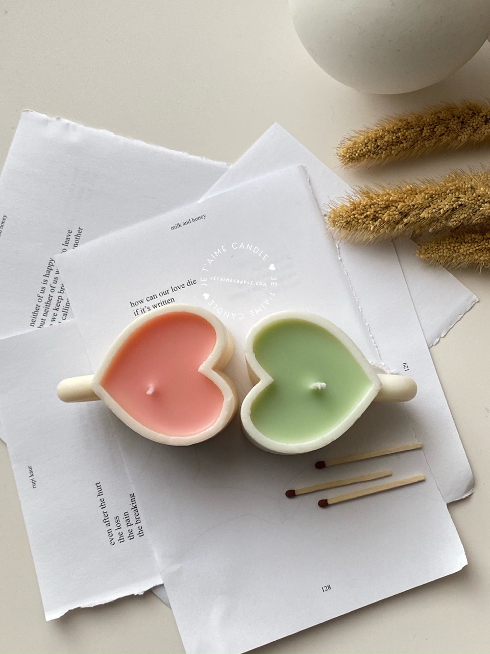 Heart cup coffee mug candle - Image 4