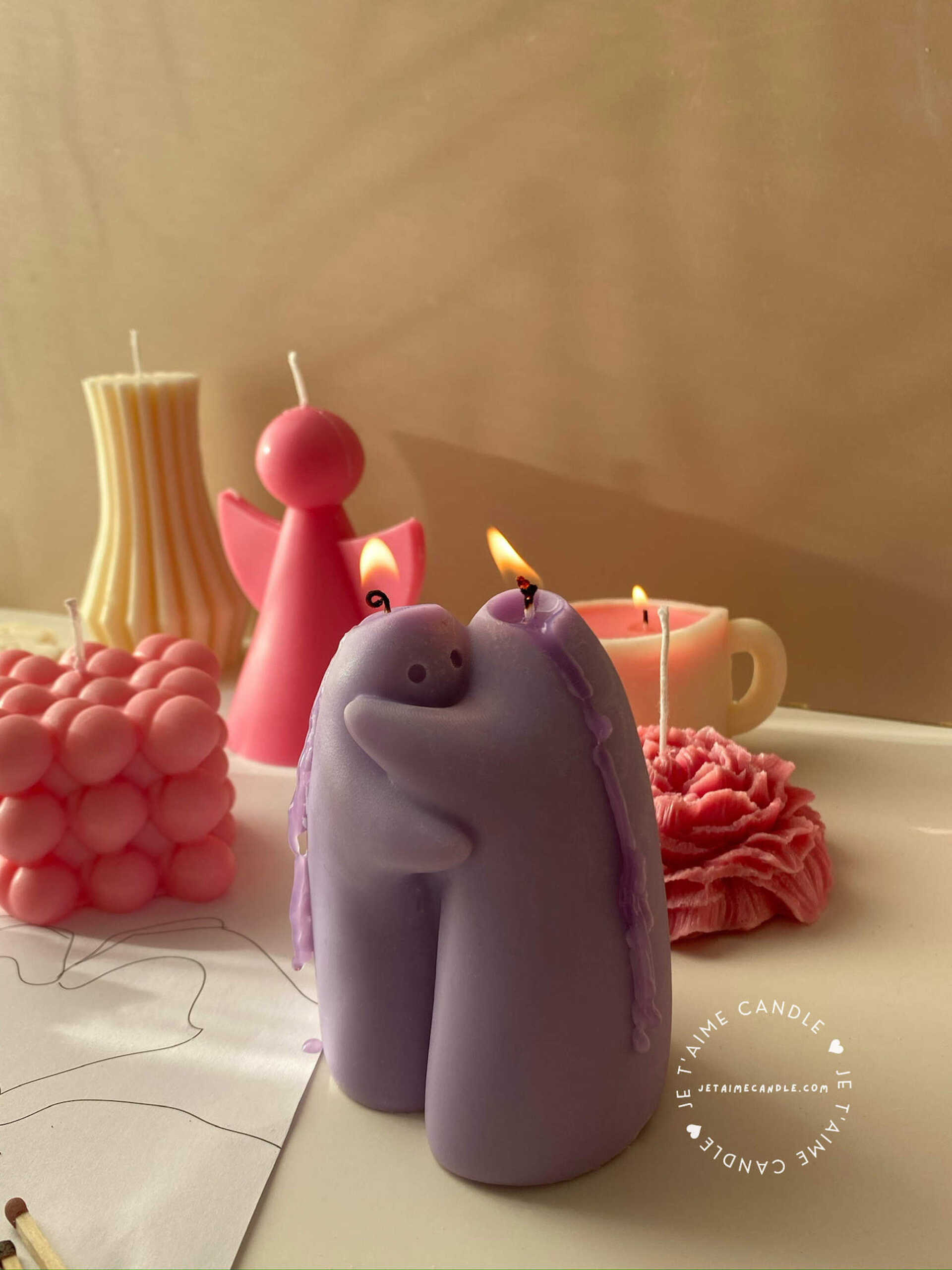 Hugging Ghosts Candle - Image 8