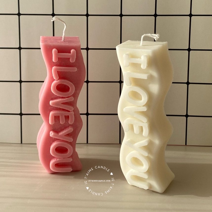 I Love You Candle