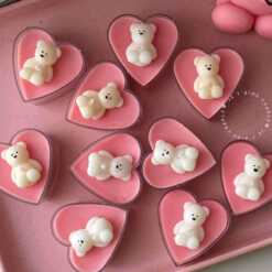 Little Bear Tea Light Candles Set