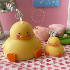 Set of 2 Chubby Ducky Candles