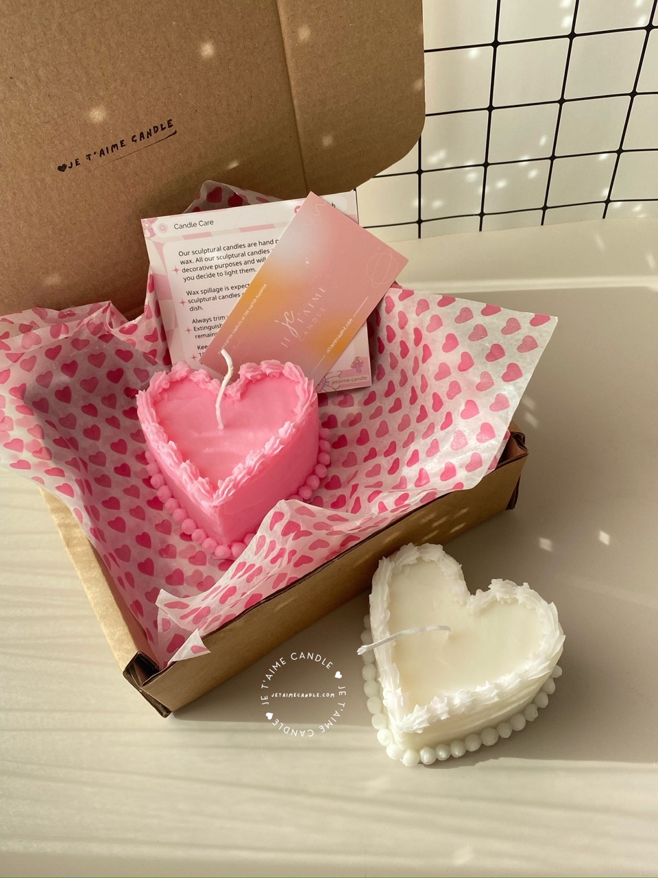 Birthday Heart Cake Candle - Image 4