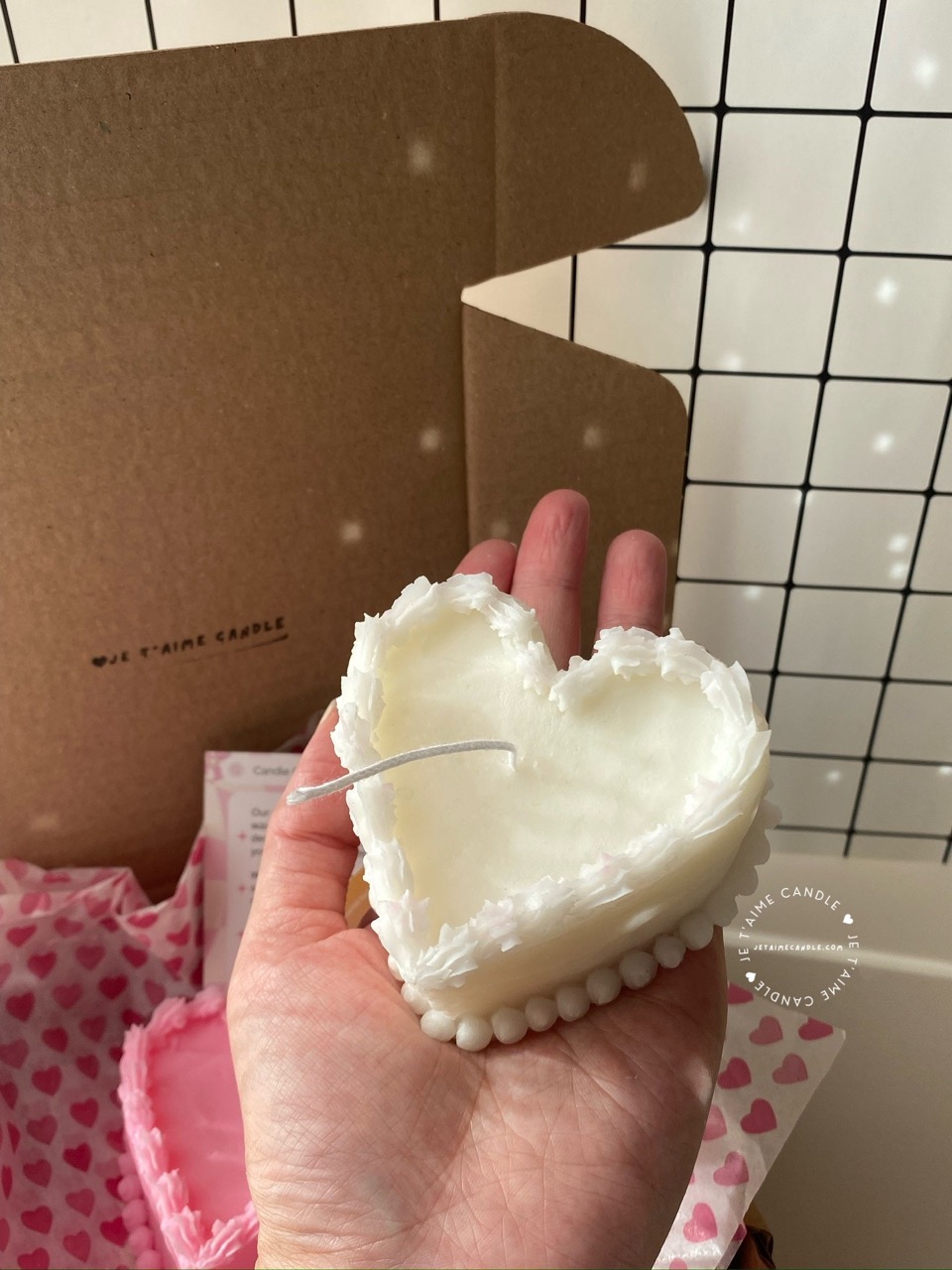 Birthday Heart Cake Candle - Image 6
