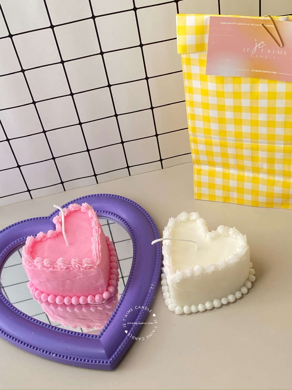 Birthday Heart Cake Candle - Image 5