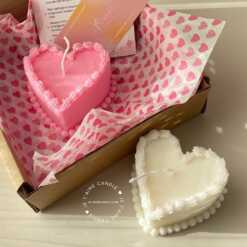 Birthday Heart Cake Candle