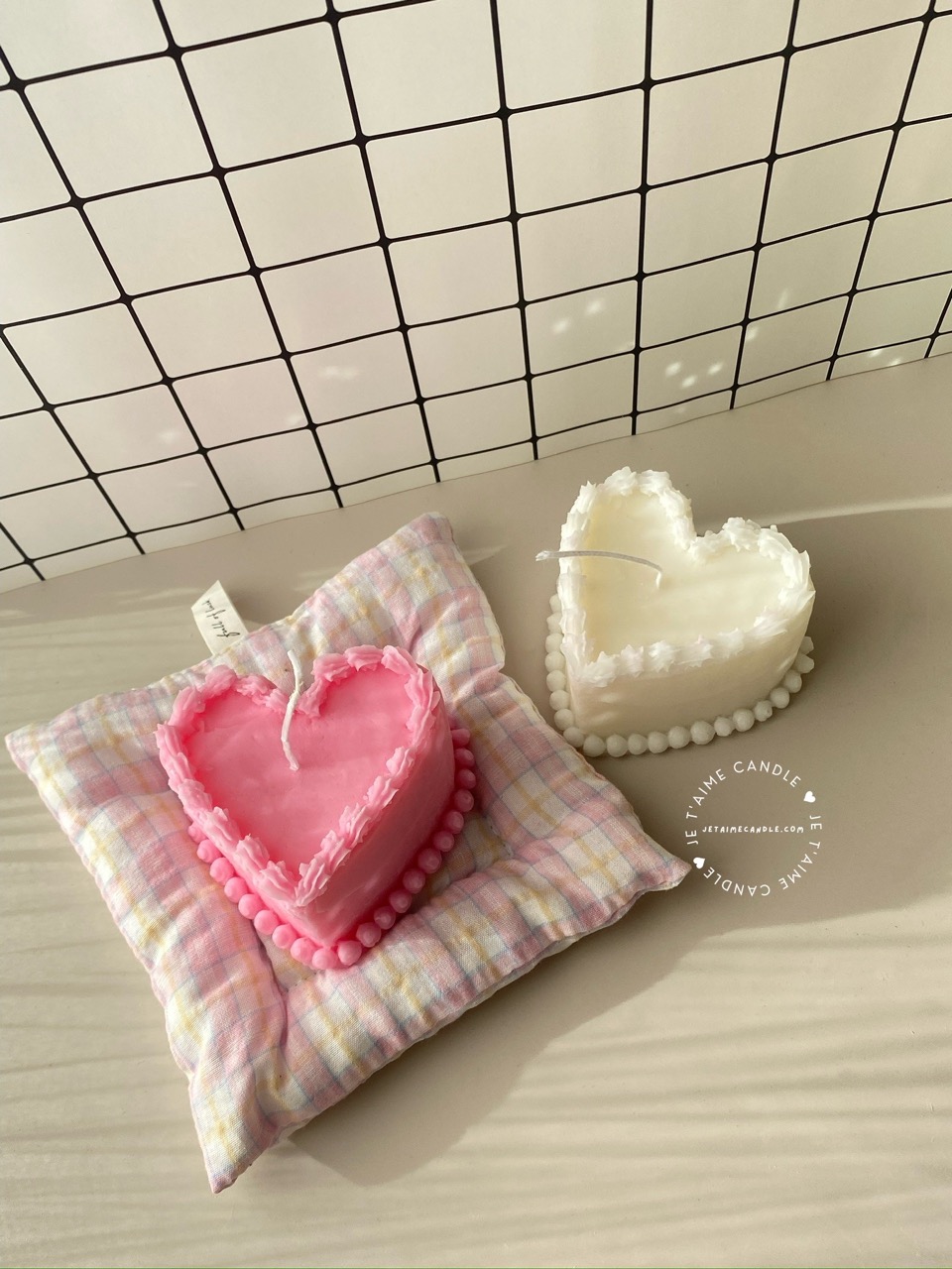 Birthday Heart Cake Candle - Image 3