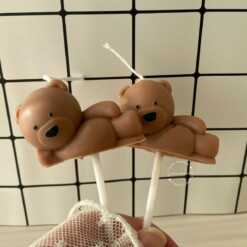 Lazy Bear Birthday Candle