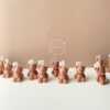 Mini Teddy Bear Candle, individually packed – a delightful gift for baby showers, gender reveals, and newborn celebrations. Perfect for adding charm and warmth to any baby-themed event!