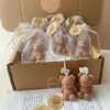 Mini Teddy Bear Candle, individually packed – a delightful gift for baby showers, gender reveals, and newborn celebrations. Perfect for adding charm and warmth to any baby-themed event!