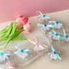 Mini Teddy Bear Candle in Gift Box with Personalized Label and Ribbon – a charming teddy bear-shaped candle, individually packaged with custom label and ribbon. Perfect for baby showers, gender reveals, and newborn celebrations, bringing warmth and a personal touch to any baby-themed event