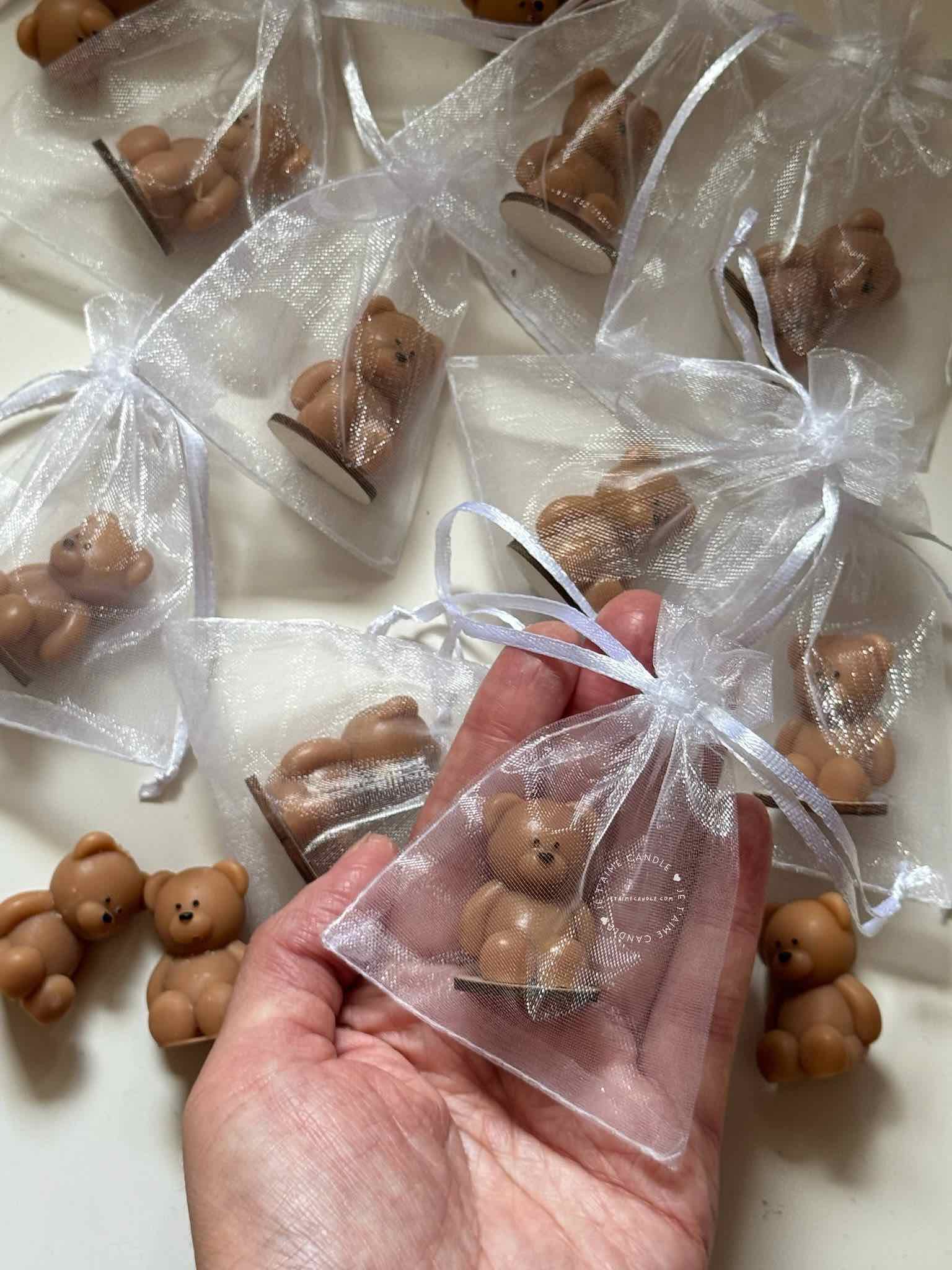 Baby Bear Wax Melt with Organza Bag - Image 4