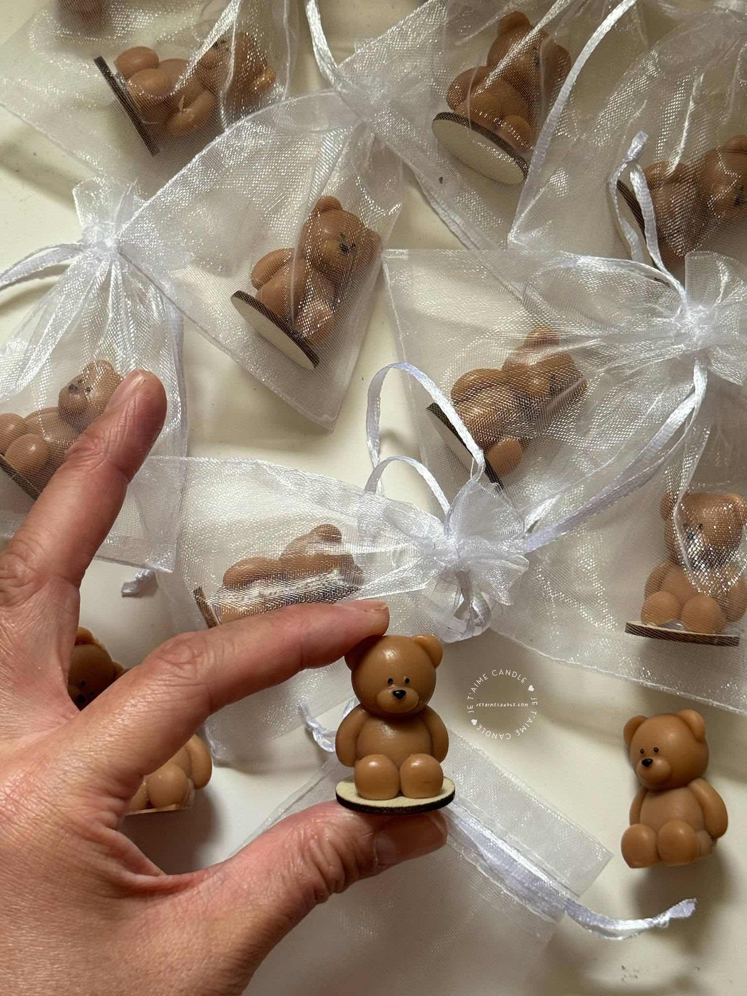 Baby Bear Wax Melt with Organza Bag - Image 8