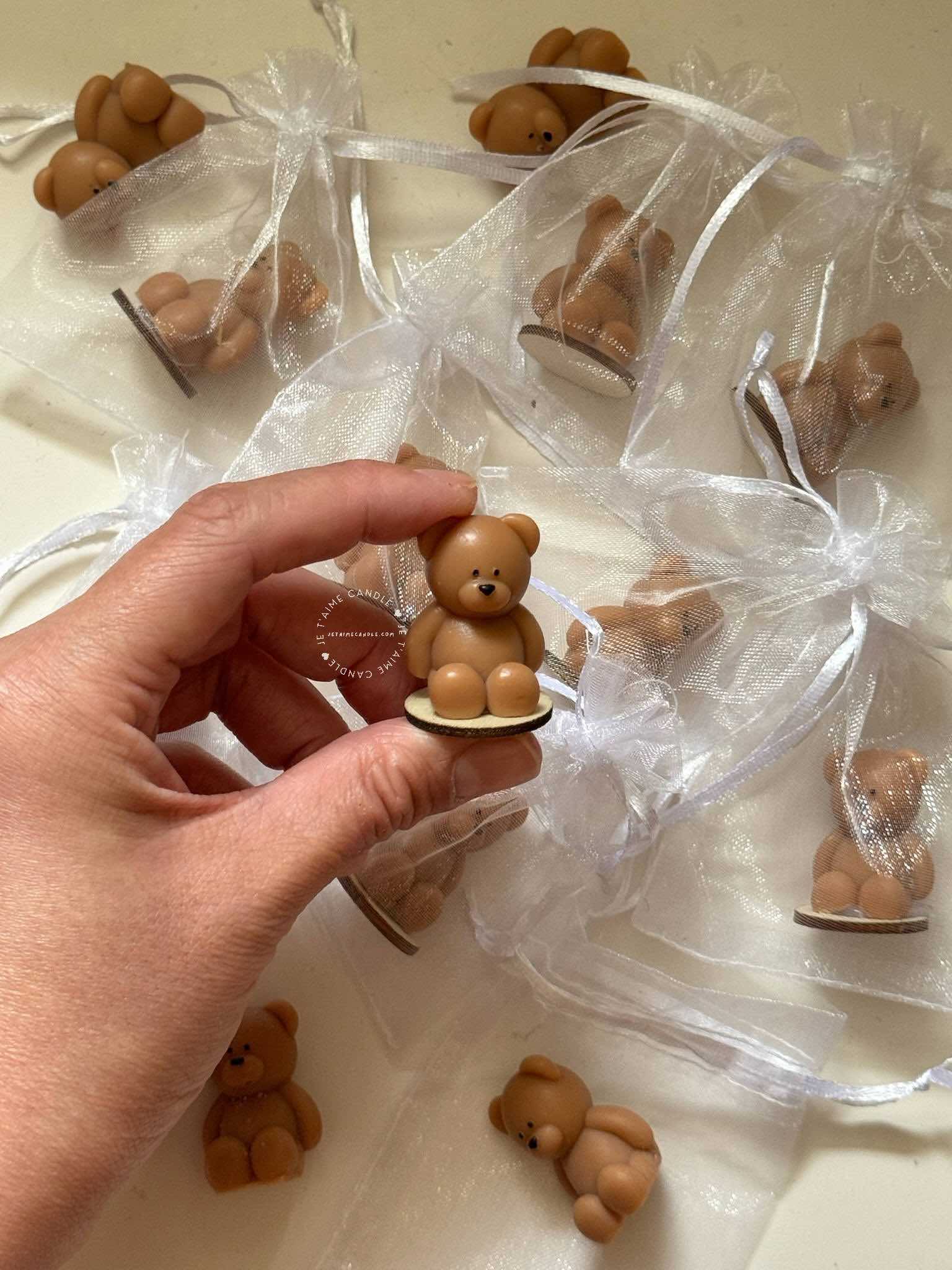 Baby Bear Wax Melt with Organza Bag - Image 2
