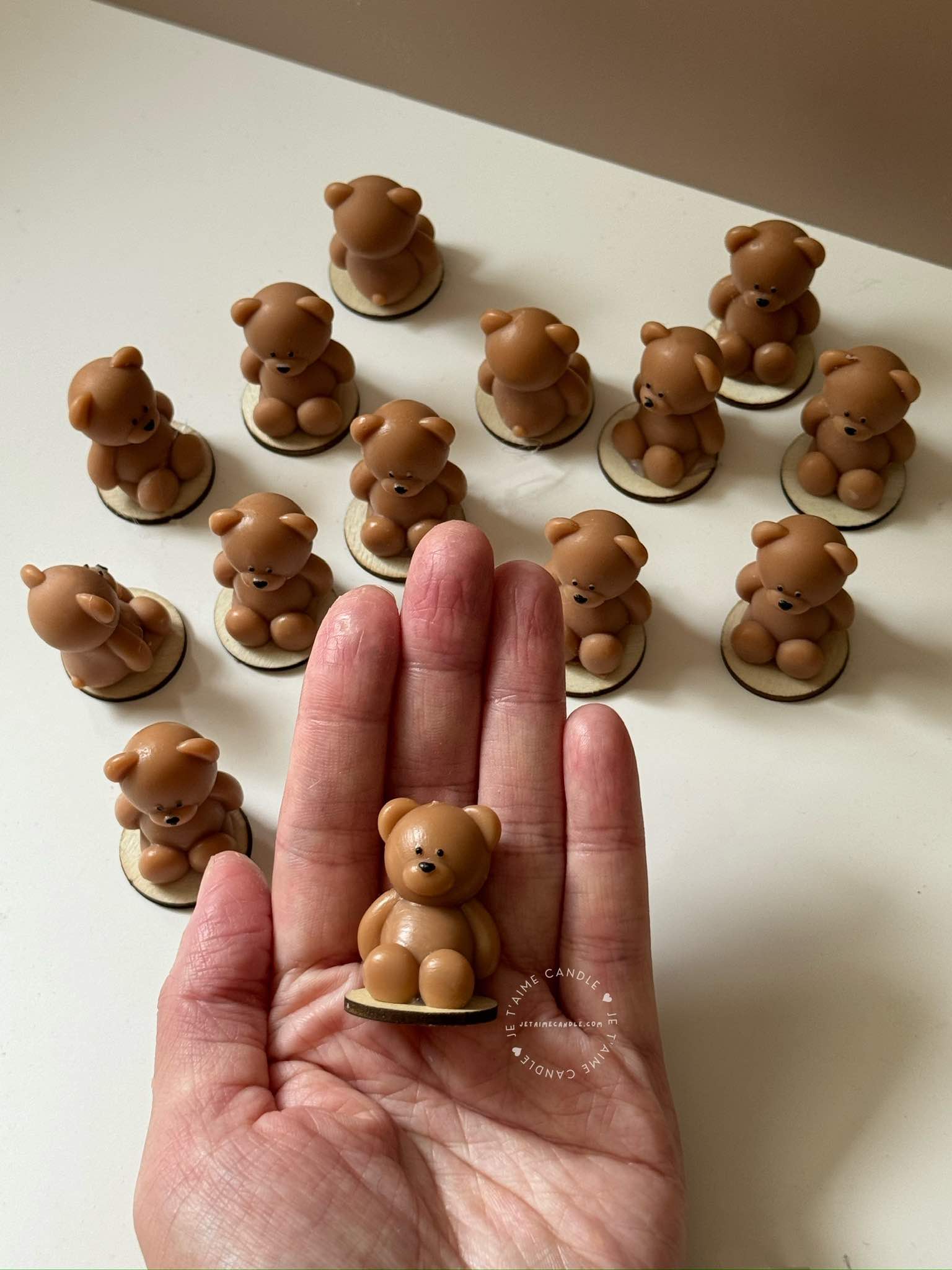 Baby Bear Wax Melt with Organza Bag - Image 3