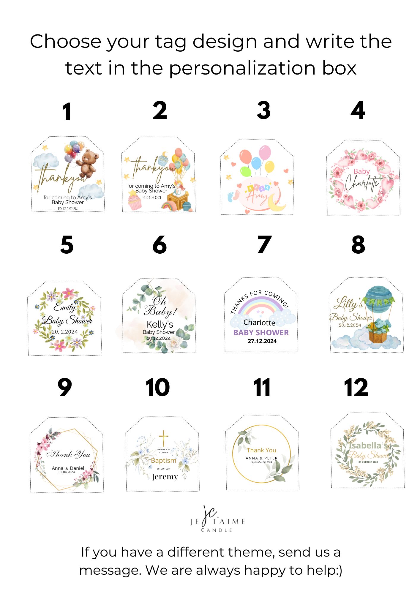 Personalized Wedding Daisy Flower Favors Bulk Candle Gift Box Set - Image 12